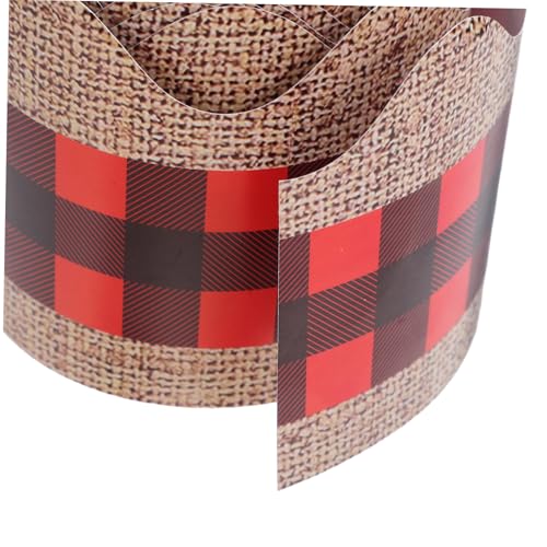 TOGEVAL Rot-schwarz Kariertes Bulletin Board Border Trim Langlebiger Farbechter Rahmen für Klassenzimmer Tafel Poster Einfach Anzubringen Zuschneidbar für Schul Partydekoration TOGEVAL Rot-schwarz Kariertes Bulletin Board Border Trim Langlebiger Farbechter Rahmen für Klassenzimmer Tafel Poster Einfach Anzubringen Zuschneidbar für Schul Partydekoration von TOGEVAL