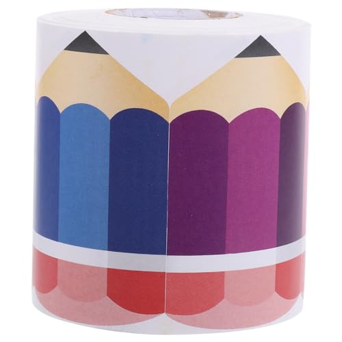 TOGEVAL Selbstklebender Bleistift Rahmenaufkleber Zuschneidbar Bunte Pinnwand Dekoration Langes Border Trim für Klassenzimmer Büro Wandtafel und Zuhause Lebendige Farben zur TOGEVAL Selbstklebender Bleistift Rahmenaufkleber Zuschneidbar Bunte Pinnwand Dekoration Langes Border Trim für Klassenzimmer Büro Wandtafel und Zuhause Lebendige Farben zur von TOGEVAL