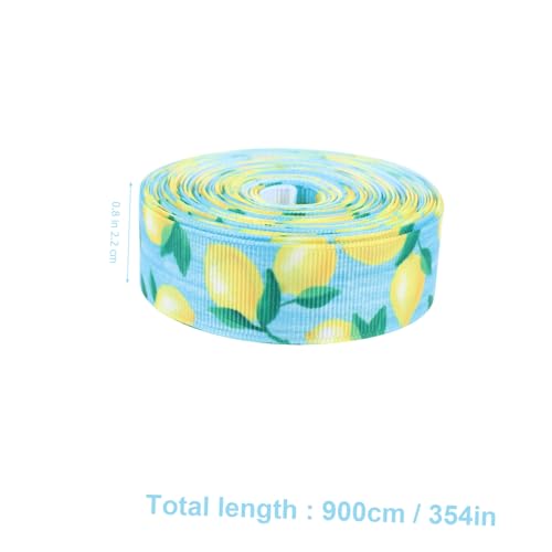 TOGEVAL Sommerliches Zitronen Dekoband Breit Lang Farbenfrohes Geschenkband für DIY Basteln Party und Geschenkverpackung Festliches Verpackungsband für Geburtstag und Hochzeit TOGEVAL Sommerliches Zitronen Dekoband Breit Lang Farbenfrohes Geschenkband für DIY Basteln Party und Geschenkverpackung Festliches Verpackungsband für Geburtstag und Hochzeit von TOGEVAL