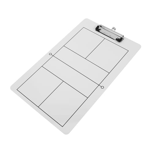 TOGEVAL -Taktiktafel White Board trockener Lösche White Boards aus trockenem Löschen Klemmbrett trocken abwischbar Zeichenbretter Whiteboard-Klemmbrett Aufstellungstafel PVC Weiß TOGEVAL -Taktiktafel White Board trockener Lösche White Boards aus trockenem Löschen Klemmbrett trocken abwischbar Zeichenbretter Whiteboard-Klemmbrett Aufstellungstafel PVC Weiß von TOGEVAL