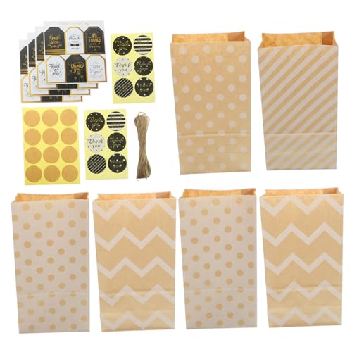 TOGEVAL Teiliges Kraftpapier Geschenkbeutel mit Aufklebern Kleine Papiertüten für Süßigkeiten Partygeschenke Vielseitige Geschenkverpackung für Festlichkeiten und Feiern TOGEVAL Teiliges Kraftpapier Geschenkbeutel mit Aufklebern Kleine Papiertüten für Süßigkeiten Partygeschenke Vielseitige Geschenkverpackung für Festlichkeiten und Feiern von TOGEVAL
