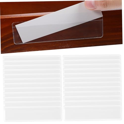 TOGEVAL Teiliges Selbstklebende Transparente Labelhalter mit Papier Einlegern Vielseitig Einsetzbar für Büro Aktenordner Regale und Aufbewahrungsboxen Klare Schutzhüllen für Karten und TOGEVAL Teiliges Selbstklebende Transparente Labelhalter mit Papier Einlegern Vielseitig Einsetzbar für Büro Aktenordner Regale und Aufbewahrungsboxen Klare Schutzhüllen für Karten und von TOGEVAL