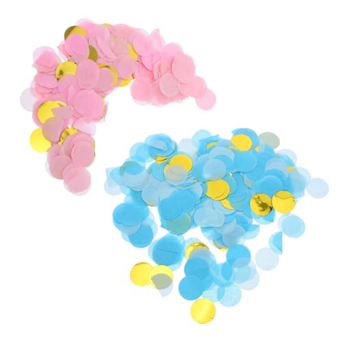 TOGEVAL Teiliges Shower Konfetti Runde Bunte Papierstreudeko in Rosa und Blau Vielseitige Geburtstags und Gender Reveal Party Dekoration Leicht zu Reinigen für Babyparty und TOGEVAL Teiliges Shower Konfetti Runde Bunte Papierstreudeko in Rosa und Blau Vielseitige Geburtstags und Gender Reveal Party Dekoration Leicht zu Reinigen für Babyparty und von TOGEVAL