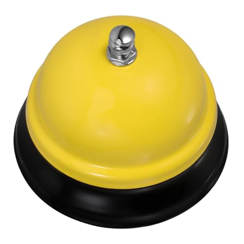 TOGEVAL Tischklingel aus Praktische Serviceglocke für Restaurant Küche und Klassenzimmer mit und Modernem Design Gelb TOGEVAL Tischklingel aus Praktische Serviceglocke für Restaurant Küche und Klassenzimmer mit und Modernem Design Gelb von TOGEVAL