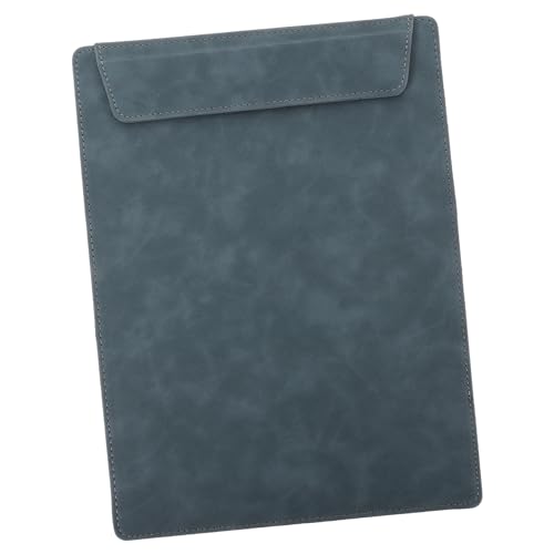 TOGEVAL Tragbares Klemmbrett aus Leder Schreibbrett mit Dokumentenhalter Mobiler Papierorganizer für Büro Konferenzen und Meetings Robustes Leichtes Folder mit Clip in Jeansblau TOGEVAL Tragbares Klemmbrett aus Leder Schreibbrett mit Dokumentenhalter Mobiler Papierorganizer für Büro Konferenzen und Meetings Robustes Leichtes Folder mit Clip in Jeansblau von TOGEVAL