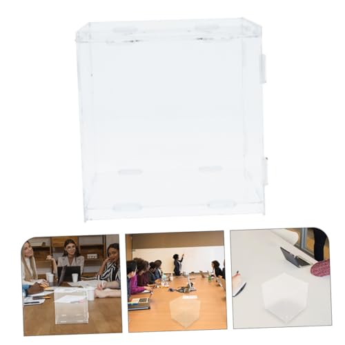 TOGEVAL Transparente Acryl Wahlurne Abnehmbare Spiel Spendenbox für Verlosung Party und Firmenveranstaltungen Multifunktionale Lostrommel aus Hochwertigem Acrylmaterial von TOGEVAL
