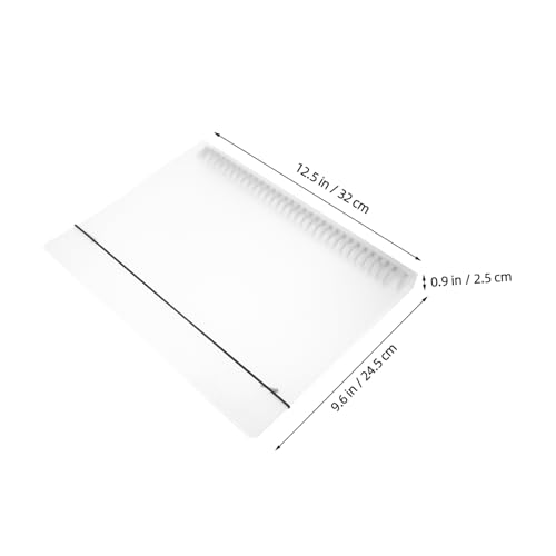 TOGEVAL Transparente Binder Hülle aus Robustem PP Leichter Rutschfester Dokumentenordner Wiederverwendbare Notizbuchabdeckung für Büro Schule und Organisation TOGEVAL Transparente Binder Hülle aus Robustem PP Leichter Rutschfester Dokumentenordner Wiederverwendbare Notizbuchabdeckung für Büro Schule und Organisation von TOGEVAL
