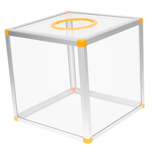 TOGEVAL Transparente Spendenbox mit Schlitz Klare Losbox Multifunktionale Vorschlags und Wahlurne für Partys Fundraising Abstimmungen Große Kapazität Einfache Installation von TOGEVAL