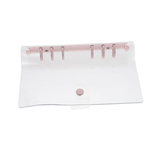 TOGEVAL Transparentes PVC Notizbuch Ordner mit Druckknopfverschluss Frischer Loser Einband Schützend und Nachfüllbar für Schule Büro und Reisetagebuch TOGEVAL Transparentes PVC Notizbuch Ordner mit Druckknopfverschluss Frischer Loser Einband Schützend und Nachfüllbar für Schule Büro und Reisetagebuch von TOGEVAL