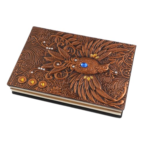 TOGEVAL Vintage Embossed PU Notizbuch Retro Reisetagebuch mit Notizen Pläne und Kreative Ideen für Geburtstage TOGEVAL Vintage Embossed PU Notizbuch Retro Reisetagebuch mit Notizen Pläne und Kreative Ideen für Geburtstage von TOGEVAL