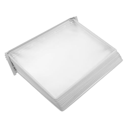 TOGEVAL Wandhalter Seiten Flip Datei Organizer Robuster Dokumentenhalter Für Büro Wandmontage Referenzdateien Effiziente Anzeige von TOGEVAL