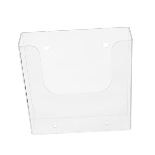 TOGEVAL Wandmontierter Dokumentenorganizer aus Kunststoff Praktischer Aktenhalter für Büro Flexibel Einsetzbar für Kataloge Berichte und Platzsparend mit Modernem Design von TOGEVAL