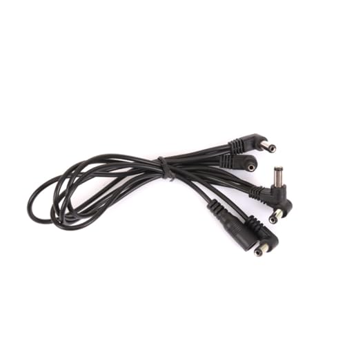TOGEVAL Wege Rechtwinkliges Daisy Chain Pedalkabel für Gitarren und Bass Effektpedale Langlebiges Stromkabel mit Geräuschisoliertem Design und Federbelasteten Steckern für Zuverlässige TOGEVAL Wege Rechtwinkliges Daisy Chain Pedalkabel für Gitarren und Bass Effektpedale Langlebiges Stromkabel mit Geräuschisoliertem Design und Federbelasteten Steckern für Zuverlässige von TOGEVAL