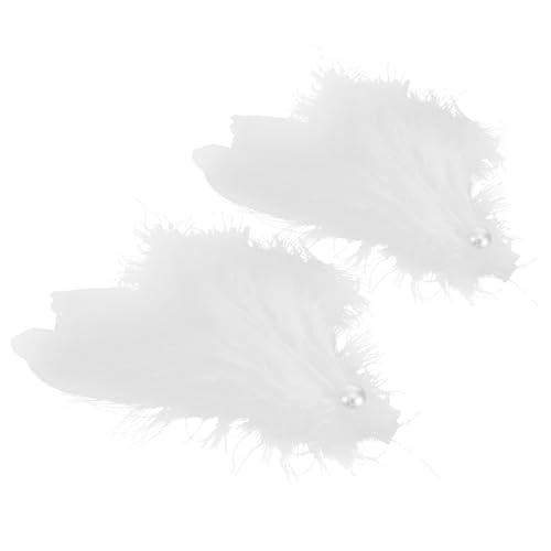 TOGEVAL Weiße Feder Haarspangen für Damen Kleines Retro Design Eleganter Brautschmuck und Haarschmuck für Ballett Hochzeit Festliche Anlässe Accessoires für Mädchen TOGEVAL Weiße Feder Haarspangen für Damen Kleines Retro Design Eleganter Brautschmuck und Haarschmuck für Ballett Hochzeit Festliche Anlässe Accessoires für Mädchen von TOGEVAL