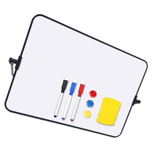 TOGEVAL Whiteboard mit Ständer Abwischbares Tragbares Schreib Zeichenbrett aus Kunststoff für Büro Schule und Trocken Abwischbar Sichere Verwendung von TOGEVAL