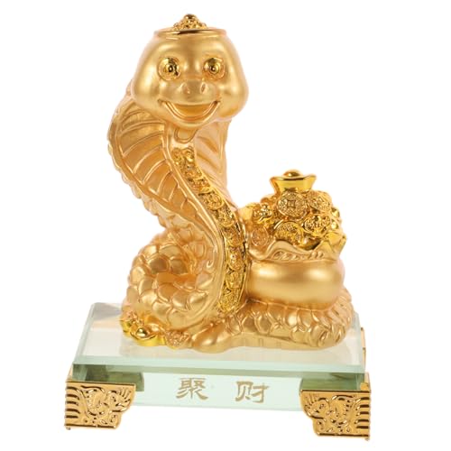 TOGEVAL Zodiac Schlange Tischdekoration aus Legierung Kompakte Desktop Schlange Figur Stabiles Feng Shui Ornament für Jahr der Chinesisches Reichtums Symbol Langlebige Kleine TOGEVAL Zodiac Schlange Tischdekoration aus Legierung Kompakte Desktop Schlange Figur Stabiles Feng Shui Ornament für Jahr der Chinesisches Reichtums Symbol Langlebige Kleine von TOGEVAL