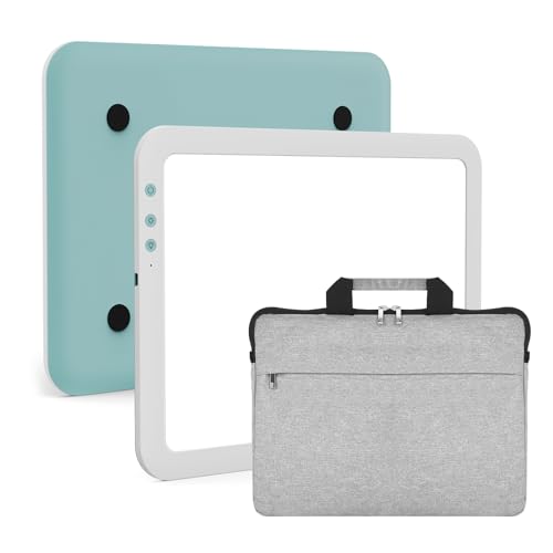 TOHETO A3 Leuchttisch mit Tasche, Aufladbar Ultrahelle LED Licht pad Leuchtplatte Lichtplatte Lichttafel für Kinder und Erwachsene mit Einstellbare Helligkeit für Diamond Painting, Zeichnen, Tattoo TOHETO A3 Leuchttisch mit Tasche, Aufladbar Ultrahelle LED Licht pad Leuchtplatte Lichtplatte Lichttafel für Kinder und Erwachsene mit Einstellbare Helligkeit für Diamond Painting, Zeichnen, Tattoo von TOHETO