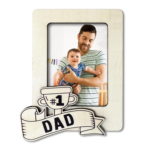 Geschenk für Papa, Magnet Bilderrahmen für Kühlschrank, Holz Magnetischer Fotorahmen, Vatertagsgeschenk für Papa, Papa Geburtstagsgeschenk, Vatertagsgeschenk für Papa von Sohn Tochter, Erstes Geschenk für Papa, Magnet Bilderrahmen für Kühlschrank, Holz Magnetischer Fotorahmen, Vatertagsgeschenk für Papa, Papa Geburtstagsgeschenk, Vatertagsgeschenk für Papa von Sohn Tochter, Erstes von TOKAYEN