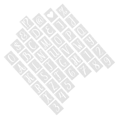 42 Stück Sprühmalerei Vorlagen für Holz Stoff Wand Kartengestaltung Diy Graffiti Projekte von TOKIDNY