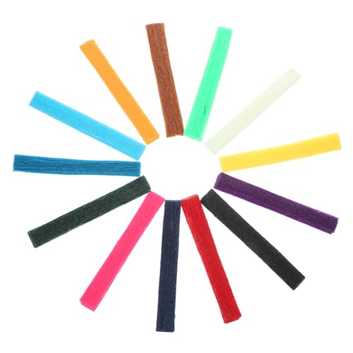 52 Stück Biegsame Wachs Garnstäbchen Teiliges für Diy Bastelmaterial Farben Wiederverwendbare Bastelsticks für Projekte und Spiele für Kindergärten von TOKIDNY