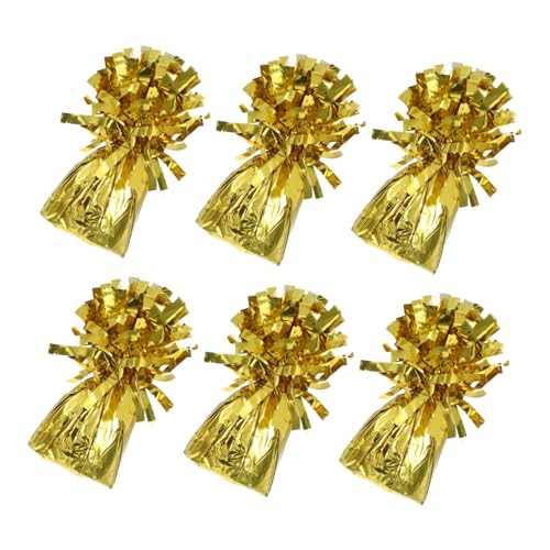 6 Stück Ballon-gewichtsblock Abschlussballongewichte Gewichte Für Luftballons Ballongewicht Für Draußen Gewicht Des Geburtstagsballons Partyballons Dekorationen Golden Zementblock von TOKIDNY