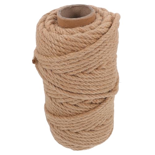TOKIDNY 1 Rolle Juteschnur: 0,23" X 164ft Natürliches Gewebtes Seil Für Heimwerkerarbeiten - Ersatzmaterial Für Juteseile Für Katzenbäume - Schnur Zur Herstellung Von Makramee TOKIDNY 1 Rolle Juteschnur: 0,23" X 164ft Natürliches Gewebtes Seil Für Heimwerkerarbeiten - Ersatzmaterial Für Juteseile Für Katzenbäume - Schnur Zur Herstellung Von Makramee von TOKIDNY