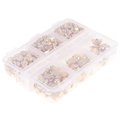 TOKIDNY 1 Schachtel Halbkreisige Perlen für DIY Schmuck und Nagelkunst Dekorative Perlen für Bastelprojekte Vielseitig Einsetzbar für Kleidung Accessoires und Mehr TOKIDNY 1 Schachtel Halbkreisige Perlen für DIY Schmuck und Nagelkunst Dekorative Perlen für Bastelprojekte Vielseitig Einsetzbar für Kleidung Accessoires und Mehr von TOKIDNY