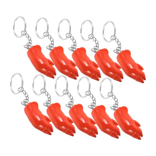 TOKIDNY 10 Stück Schweinefüße Schlüsselanhänger, Handtaschen Anhänger, Charms, Süßer Schweinefüße Schlüsselanhänger, Rucksack Schlüsselanhänger, Ästhetischer Lebensmittel TOKIDNY 10 Stück Schweinefüße Schlüsselanhänger, Handtaschen Anhänger, Charms, Süßer Schweinefüße Schlüsselanhänger, Rucksack Schlüsselanhänger, Ästhetischer Lebensmittel von TOKIDNY