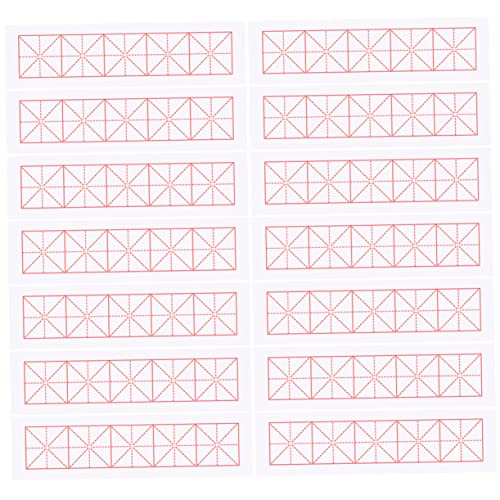 TOKIDNY 100 Blatt Kalligraphie Papier für Anfänger Weißes Reis Papier mit Rastern für Kalligraphie Übungen für Pinsel Aquarell und TOKIDNY 100 Blatt Kalligraphie Papier für Anfänger Weißes Reis Papier mit Rastern für Kalligraphie Übungen für Pinsel Aquarell und von TOKIDNY