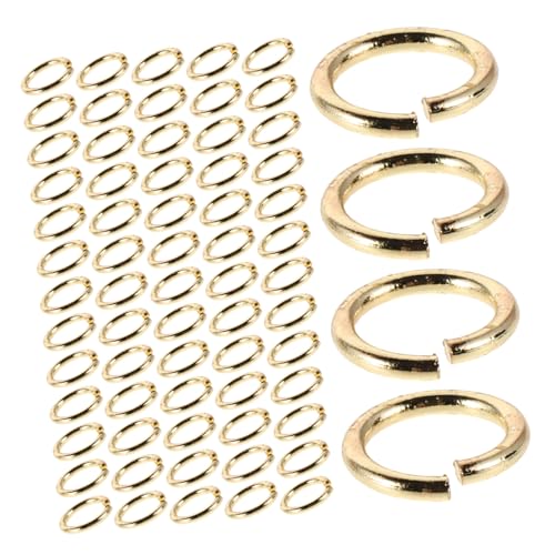 TOKIDNY 100 Stück Halskettenverschluss: Offene Biegeringe Zur Schmuckherstellung – Halsketten- Und Armbandverschlüsse – Metall-bastelringe Für Diy-projekte von TOKIDNY