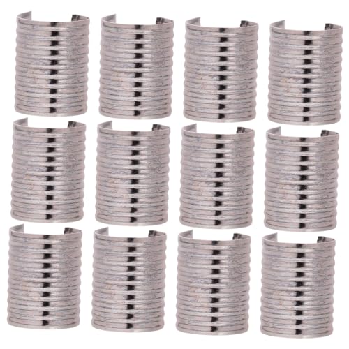 TOKIDNY 100 Stück Lederseil Klemmen Clips für Schmuck DIY Zylinderförmige Quetschperlen für Armbänder Schlüsselanhänger Robust und Sicher für Kreative Bastelprojekte TOKIDNY 100 Stück Lederseil Klemmen Clips für Schmuck DIY Zylinderförmige Quetschperlen für Armbänder Schlüsselanhänger Robust und Sicher für Kreative Bastelprojekte von TOKIDNY