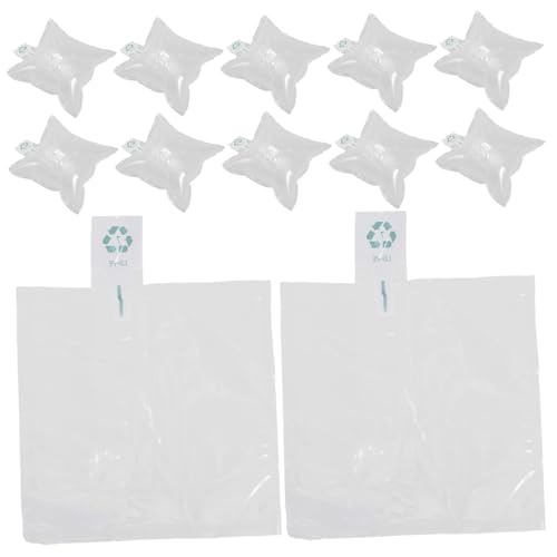 TOKIDNY 100 Stück Stoßfeste Luftverpackungsbeutel, Schutzfolie Für Luftverpackungen, Aufblasbare Schutzfolie, Füllmaterial Für Den Versand, Aufblasbare Luftverpackungskissen TOKIDNY 100 Stück Stoßfeste Luftverpackungsbeutel, Schutzfolie Für Luftverpackungen, Aufblasbare Schutzfolie, Füllmaterial Für Den Versand, Aufblasbare Luftverpackungskissen von TOKIDNY