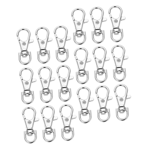TOKIDNY 100 Stück Teiliges Metall lobster karabinerhaken mit Drehgelenk Kleine Schlüsselanhänger clips für Schmuckbasteln und DIY zubehör Kompakt Einfach zu Bedienen Modernes Design TOKIDNY 100 Stück Teiliges Metall lobster karabinerhaken mit Drehgelenk Kleine Schlüsselanhänger clips für Schmuckbasteln und DIY zubehör Kompakt Einfach zu Bedienen Modernes Design von TOKIDNY