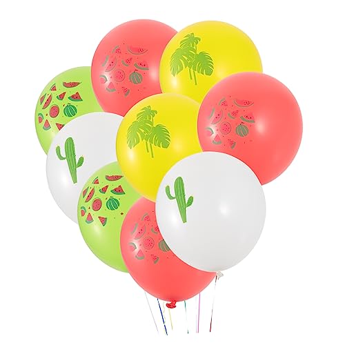 TOKIDNY 16 Stück Hawaii Ballon Partygeschenke, Partydekorationen Zum Thema Hawaii, Geburtstagsballons, Themenballons Für Geburtstagspartys, Hawaii Partyzubehör, Ballons Mit Sommerdruck, TOKIDNY 16 Stück Hawaii Ballon Partygeschenke, Partydekorationen Zum Thema Hawaii, Geburtstagsballons, Themenballons Für Geburtstagspartys, Hawaii Partyzubehör, Ballons Mit Sommerdruck, von TOKIDNY