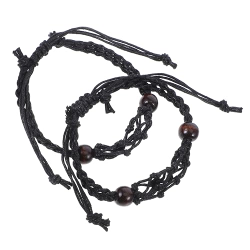 TOKIDNY 2 Stück Geflochtener Kristall-netzhalter, Handgewebt, Verstellbarer Kristall-armbandhalter, Leerer Steinkäfig, Schnur Für Die Herstellung Von Diy-schmuck von TOKIDNY