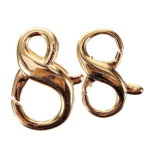 TOKIDNY 2 Stück Love Elephant Karabinerschnalle DIY Schmuckklemmen Schmuckteile Karabinerverschlüsse Charms Halskette Karabinerverschlüsse Schmuckverschluss Armbandherstellung Zubehör von TOKIDNY