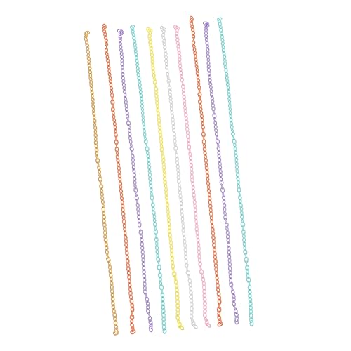 TOKIDNY 20 Stk Kunststoffkette Diy Liefert Bastelkette Schmuckkettenverbinder Geschmücktes Zubehör Visierzubehör Lanyard-zubehör Gliederkette Kabelketten Für Schmuck Gelbes Zubehör Plastik TOKIDNY 20 Stk Kunststoffkette Diy Liefert Bastelkette Schmuckkettenverbinder Geschmücktes Zubehör Visierzubehör Lanyard-zubehör Gliederkette Kabelketten Für Schmuck Gelbes Zubehör Plastik von TOKIDNY