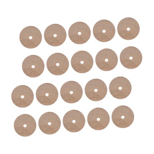 TOKIDNY 20 Stück Holzräder, Spielzeugzubehör, Räder Und Achsen Für Projekte, Eisenbahnräder Zum Basteln, Holzräder, Modellräder Für Möbel, Holzräder Für Spielzeug, Miniatur Holzautoräder TOKIDNY 20 Stück Holzräder, Spielzeugzubehör, Räder Und Achsen Für Projekte, Eisenbahnräder Zum Basteln, Holzräder, Modellräder Für Möbel, Holzräder Für Spielzeug, Miniatur Holzautoräder von TOKIDNY