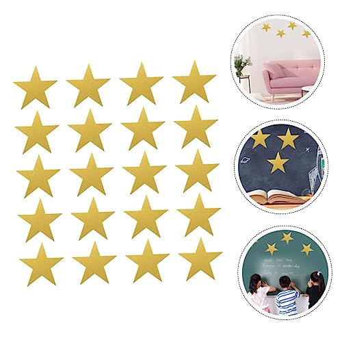 TOKIDNY 20 Stück Teiliges Goldene Glitzer Sterne Papier Ausschnitte Dekorative Handgeschnittene Wanddekoration für Schule Pinnwand und Diy Bastelprojekte Langlebiges Papier Kreative TOKIDNY 20 Stück Teiliges Goldene Glitzer Sterne Papier Ausschnitte Dekorative Handgeschnittene Wanddekoration für Schule Pinnwand und Diy Bastelprojekte Langlebiges Papier Kreative von TOKIDNY