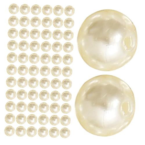 TOKIDNY 200 Stück Imitationsperlen Lochperlen Gefälschte Perlen Nachahmung runder Perlen runde Perlenperlen runde Bastelperlen basteln Abs Beige TOKIDNY 200 Stück Imitationsperlen Lochperlen Gefälschte Perlen Nachahmung runder Perlen runde Perlenperlen runde Bastelperlen basteln Abs Beige von TOKIDNY