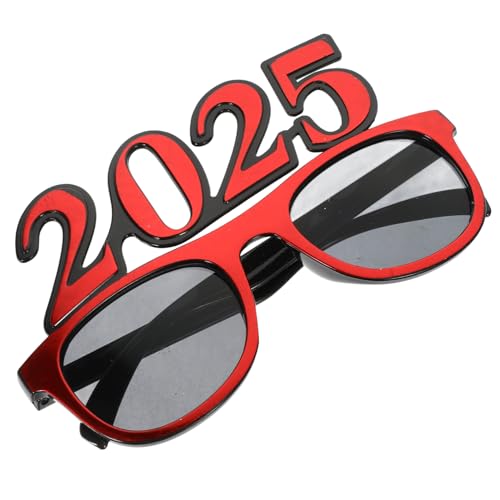 TOKIDNY 2025 Lustige Brillen Neujahrsbrillen Partybrillen Nummernbrillen Neujahrspartyzubehör Partyrequisiten Neujahrspartygeschenke Partygebrauchsbrillen Partybrillendekore von TOKIDNY