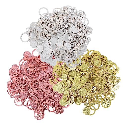 TOKIDNY 3 Sets Ausgeschnittene Diamantringfragmente Roségold Konfetti Diamantring Konfetti Weihnachtskonfetti Konfetti Geburtstagsfeier Versorgung Mit Runden Punkten TOKIDNY 3 Sets Ausgeschnittene Diamantringfragmente Roségold Konfetti Diamantring Konfetti Weihnachtskonfetti Konfetti Geburtstagsfeier Versorgung Mit Runden Punkten von TOKIDNY