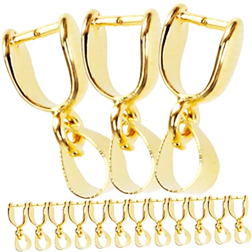 TOKIDNY 30 Stück DIY Anhängerverbinder Pinch Clip Schmuck Verschluss für Halskette Armband Zubehör Goldfarben für Perlen DIY Schmuckherstellung TOKIDNY 30 Stück DIY Anhängerverbinder Pinch Clip Schmuck Verschluss für Halskette Armband Zubehör Goldfarben für Perlen DIY Schmuckherstellung von TOKIDNY