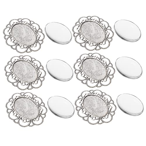 TOKIDNY 30 Stück DIY Broschen Basis mit Vintage Brooch Tray und Glasdome für Kreative Bastelprojekte für Broschen und Schmuckgestaltung TOKIDNY 30 Stück DIY Broschen Basis mit Vintage Brooch Tray und Glasdome für Kreative Bastelprojekte für Broschen und Schmuckgestaltung von TOKIDNY