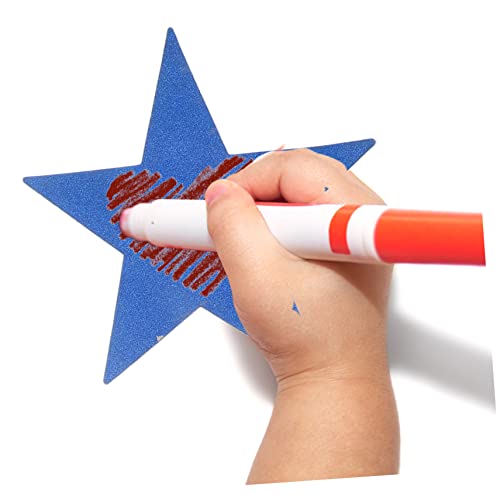TOKIDNY 30 Stück Teiliges Papier Ausschnitte Bunte Glitzernde Wanddekoration für Klassenzimmer Diy Bastelmaterial für Handgeschnittene Stern Motive Geeignet für Tafeln und Pinnwände TOKIDNY 30 Stück Teiliges Papier Ausschnitte Bunte Glitzernde Wanddekoration für Klassenzimmer Diy Bastelmaterial für Handgeschnittene Stern Motive Geeignet für Tafeln und Pinnwände von TOKIDNY