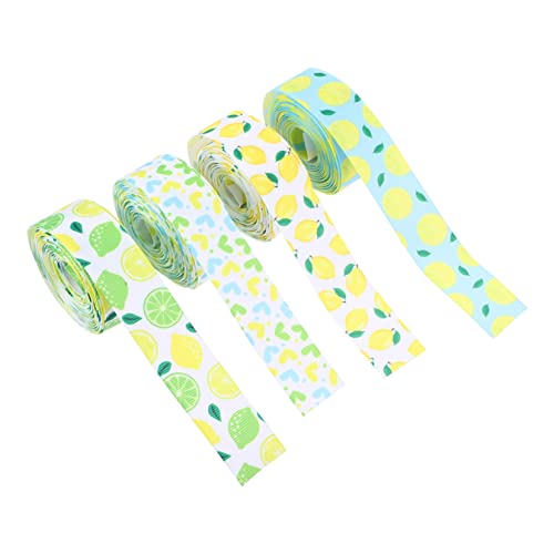 TOKIDNY 4 Rollen Zitronen Liebe Diy Geschenkband Dekorationsband für Bastelprojekte Hochzeiten Geburtstagsfeiern mit Ausreichend für Anwendungen Langlebiges Material und Verarbeitung TOKIDNY 4 Rollen Zitronen Liebe Diy Geschenkband Dekorationsband für Bastelprojekte Hochzeiten Geburtstagsfeiern mit Ausreichend für Anwendungen Langlebiges Material und Verarbeitung von TOKIDNY