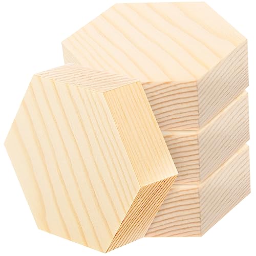 TOKIDNY 4 Stück DIY Puzzle Holzstückausschnitte, Holzscheiben, Sechseckausschnitte Für Bastelholz Zum Basteln, Unbehandeltes Holzhandwerk, Sechseck Wanddekoration, Sechseck, TOKIDNY 4 Stück DIY Puzzle Holzstückausschnitte, Holzscheiben, Sechseckausschnitte Für Bastelholz Zum Basteln, Unbehandeltes Holzhandwerk, Sechseck Wanddekoration, Sechseck, von TOKIDNY