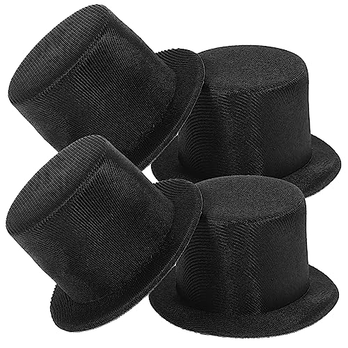 TOKIDNY Dekoratives Mini-hut-set 4-teilig Mini-schneemann-hüte Schwarz Zum Basteln Puppen Schneemänner Und Weihnachtsdekor TOKIDNY Dekoratives Mini-hut-set 4-teilig Mini-schneemann-hüte Schwarz Zum Basteln Puppen Schneemänner Und Weihnachtsdekor von TOKIDNY