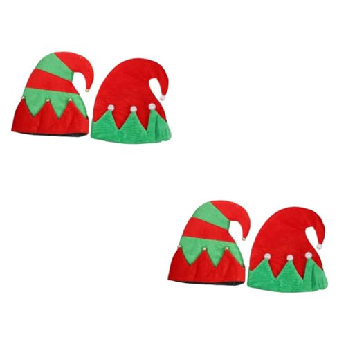 TOKIDNY 4 Stück Weihnachtselfenmütze Cosplay Elfenhüte Kinderhaube Krippendekoration weihnachtsparty accessoires Weihnachts-Elfenhut weihnachtsmützen Festival-Kopfschmuck- Stoff TOKIDNY 4 Stück Weihnachtselfenmütze Cosplay Elfenhüte Kinderhaube Krippendekoration weihnachtsparty accessoires Weihnachts-Elfenhut weihnachtsmützen Festival-Kopfschmuck- Stoff von TOKIDNY