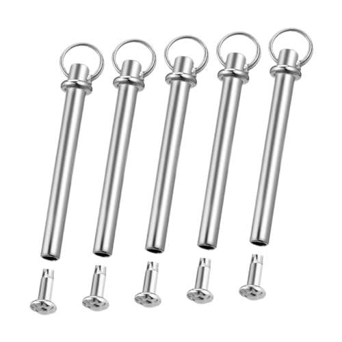 TOKIDNY 5 Sätze Faltfächer Reparaturset Metallnieten für Handventilatoren Langlebige Rivets Installieren Praktische DIY Zubehör für Faltfächer von TOKIDNY